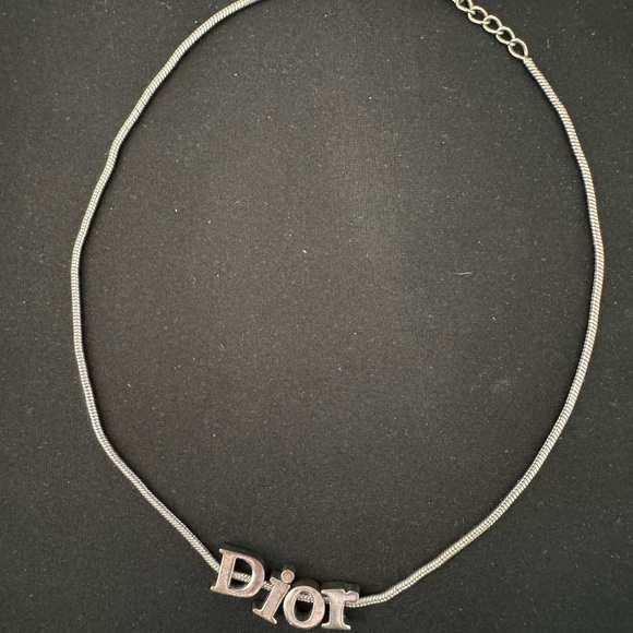 【Dior】Christian Dior necklace Metal Silver - Picture 3 of 6